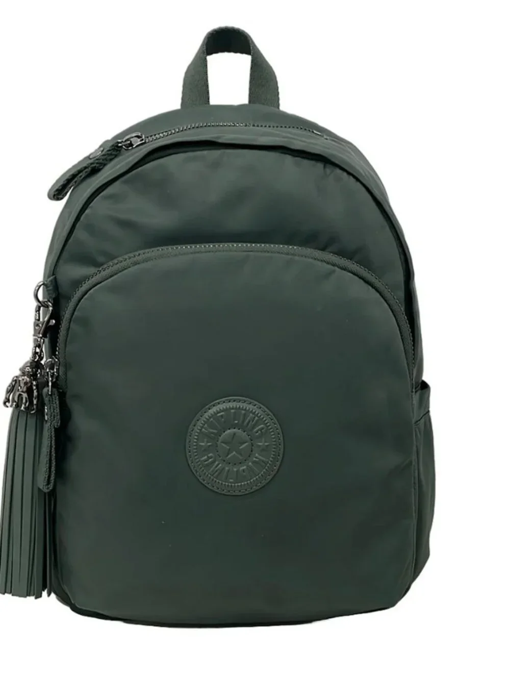 Kipling Dark Green Nylon Backpack